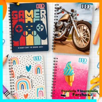 Cuaderno Doble Espiral 100H Swingo DOO