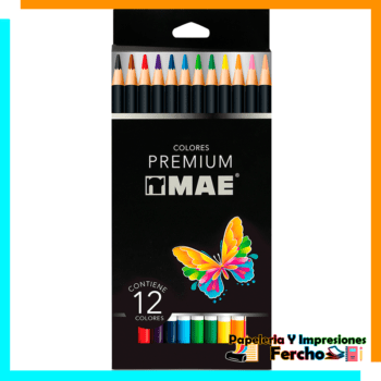 MAE PREMIUM 12 COLORES CRP-12L