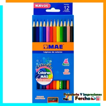 Colores Mae redondos con 12 piezas