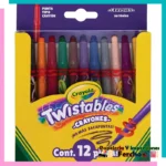 12 crayolas twistables de colores