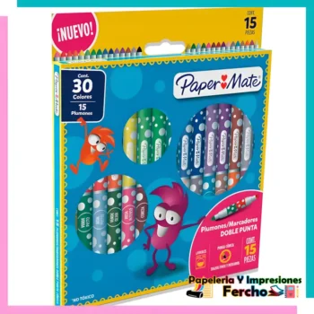 Marcador Para Colorear Delgado 15 x 30 Paper Mate