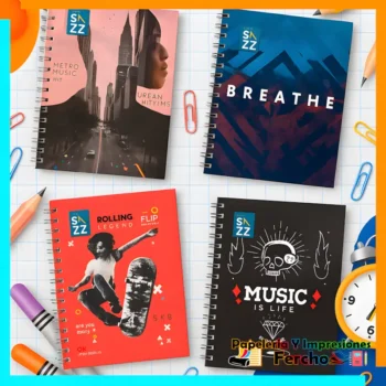 Cuaderno Frances Doble Espiral Sazz